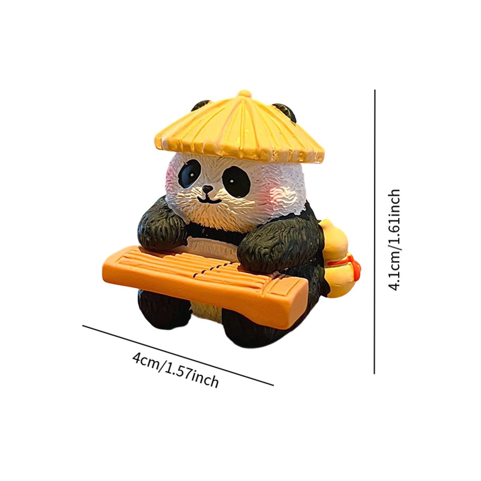 Resin Art Dining Table - Harz-Panda-Figur Art Deco Skulptur Tier-Sammlerstück für