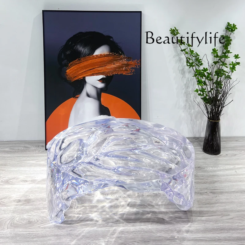 Resin Art Coffee Table - Ein moderner, minimalistischer Kunst-Couchtisch aus Kunstharz,