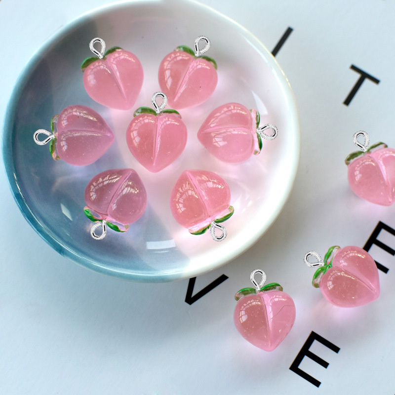 Resin Art Kits For Adults - 10 Stück neue transparente pfirsichfarbene flache
