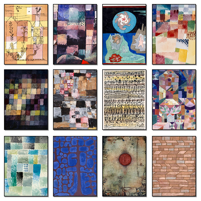 Resin Art Work - Paul Klee Abstrakte Kunstwerke-Kollektion, Poster im