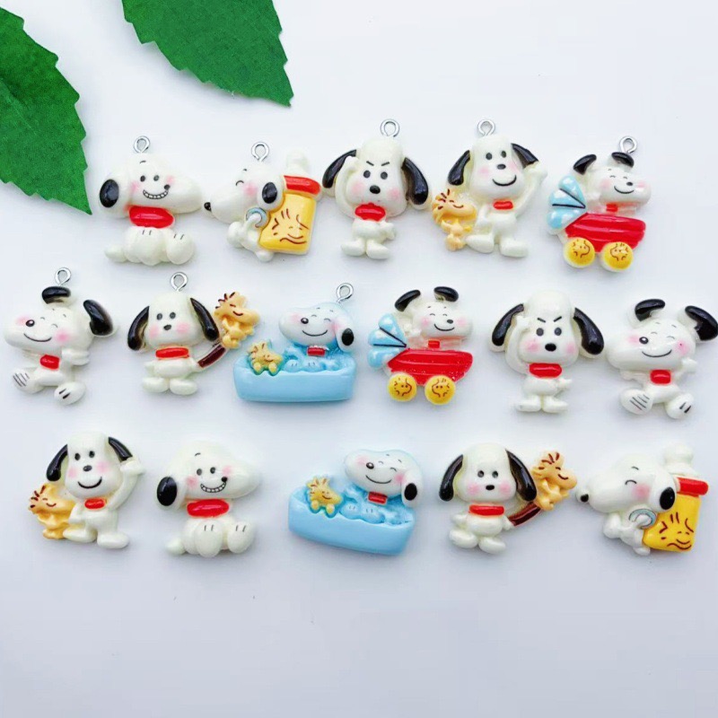 Resin Art Kits For Adults - 12 Stück Cartoon-Hunde-Anhänger aus Kunstharz, DIY-Schmuckherstellung,