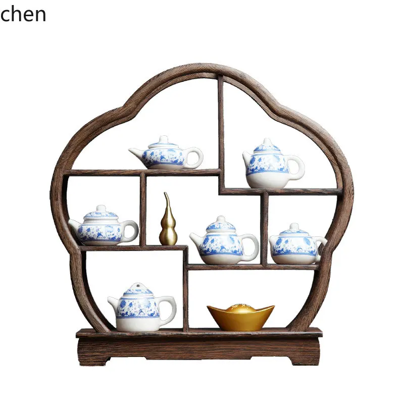 Resin Art And Decor - 7.15-c13 Retro Zen Teeraum Blau-Weiße Teekanne