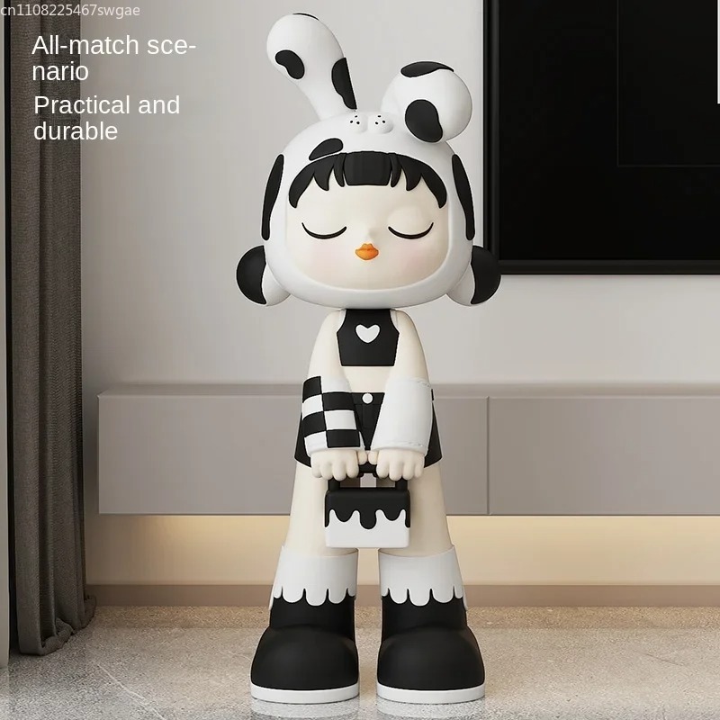 Kunstvolle Cartoon-Mädchen-Sta – Resin Art And Decor Bewertung und Preis