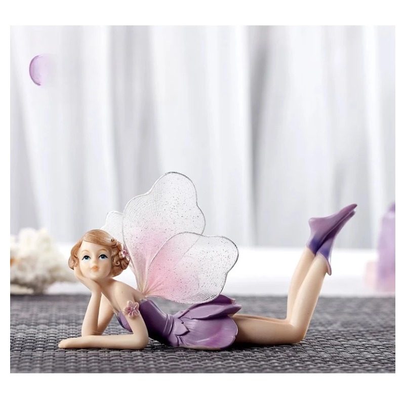 Miniatur-Blumenfee-Figur, Wund – Resin Art Decoration Items Bewertung und Preis