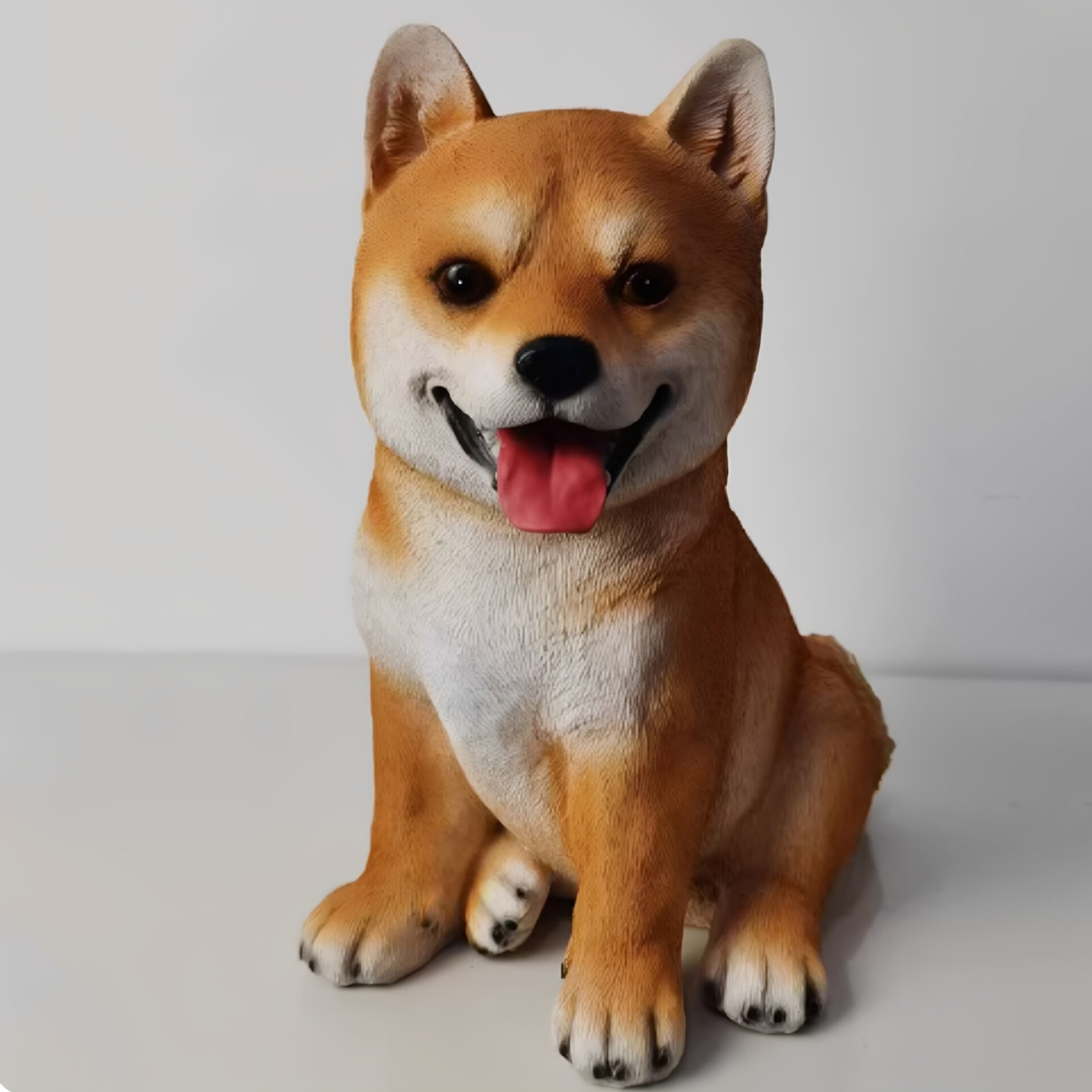 Shiba Inu Harzfigur, Lebendige – Resin Art Decoration Items Bewertung und Preis