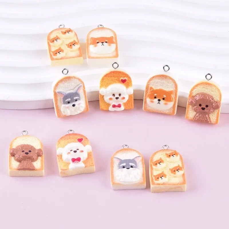 10 Stück niedliche Toast-Hund- – Resin Art And Decor Bewertung und Preis
