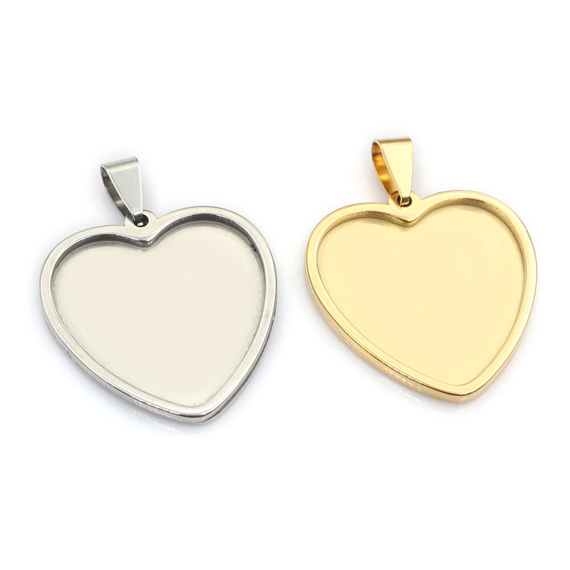 5 Stück Edelstahl Herz-Anhänge – Resin Art Necklace Bewertung und Preis