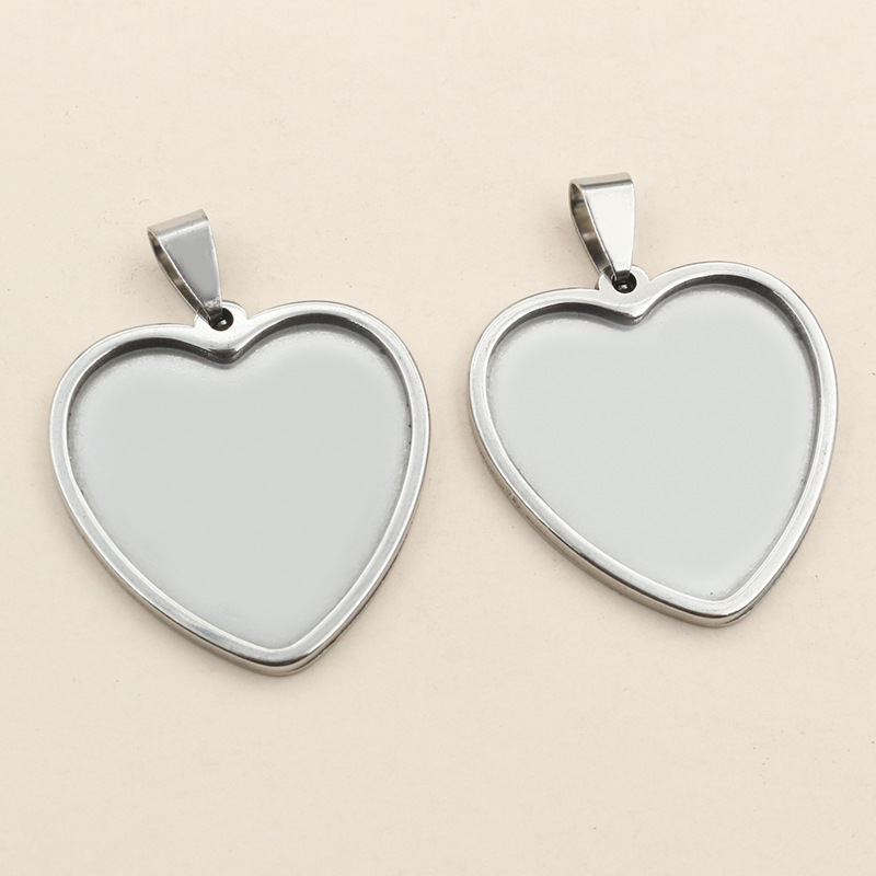 5 Stück Edelstahl Herz-Anhänge – Resin Art Necklace Bewertung und Preis