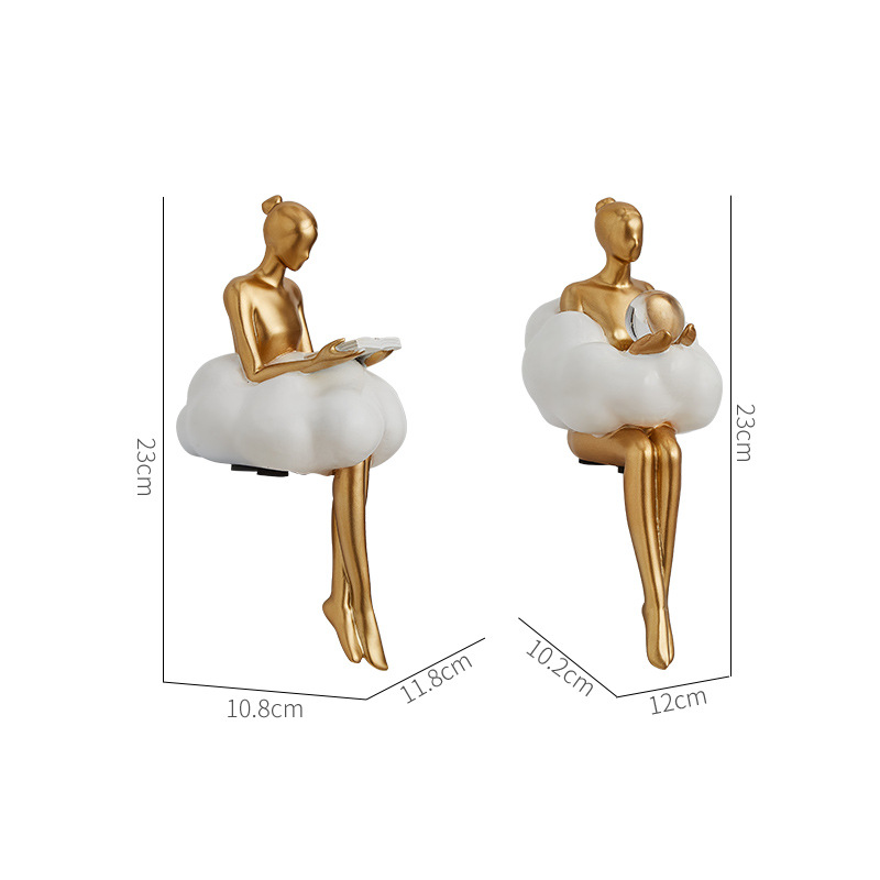 Ballett-Mädchen Wolken Abstrak – Resin Art Dining Table Bewertung und Preis