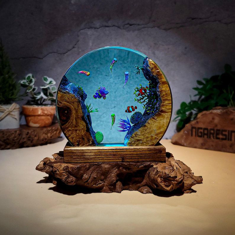 Ozean-Aquarium Organismen Harz – Resin Art And Decor Bewertung und Preis
