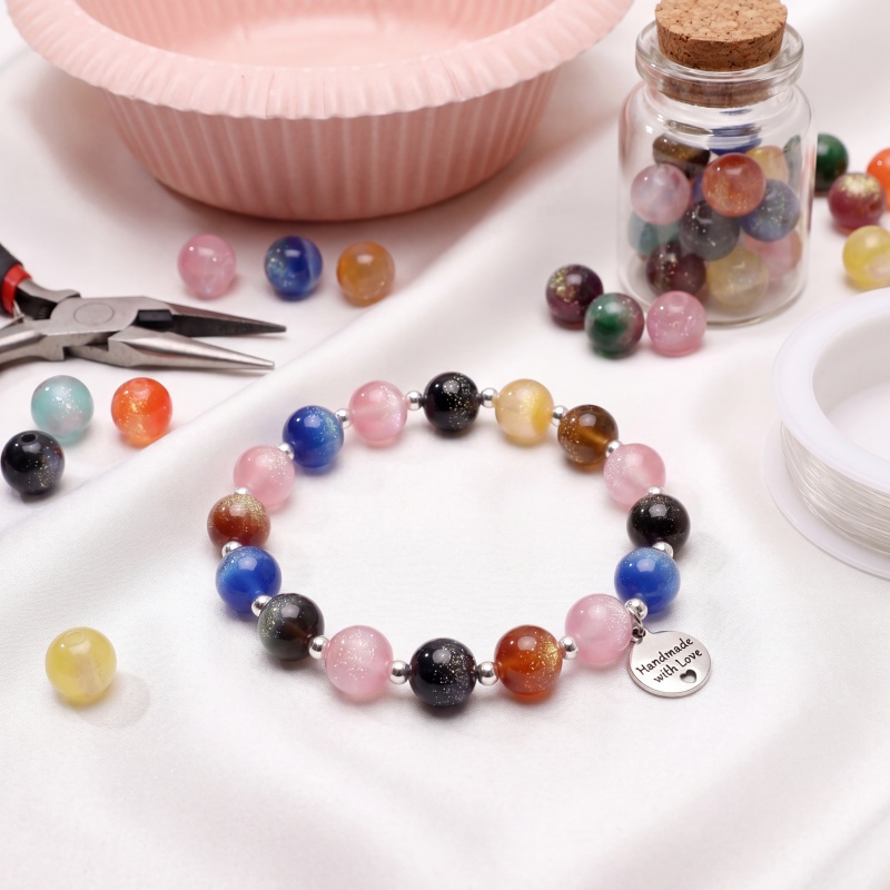 10–25 Stück 8 mm große Glitzer – Resin Art Necklace Bewertung und Preis