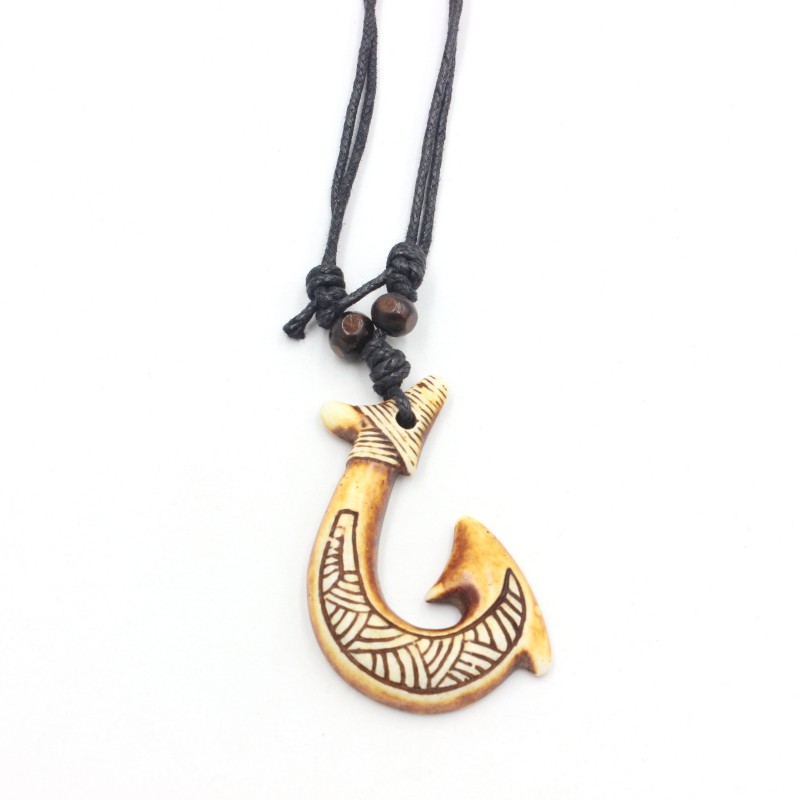 Neuseeland Maori Angelhaken Ha – Resin Art Necklace Bewertung und Preis