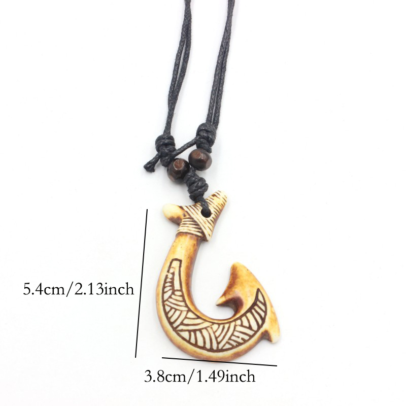 Neuseeland Maori Angelhaken Ha – Resin Art Necklace Bewertung und Preis