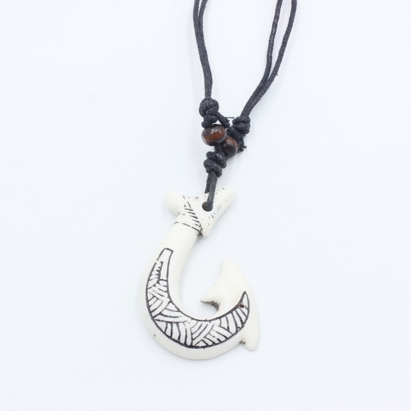 Neuseeland Maori Angelhaken Ha – Resin Art Necklace Bewertung und Preis