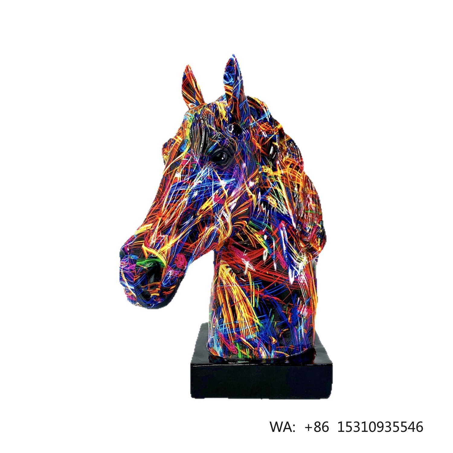 Kreative Harz-Pferdekopf-Ornam – Resin Art And Decor Bewertung und Preis