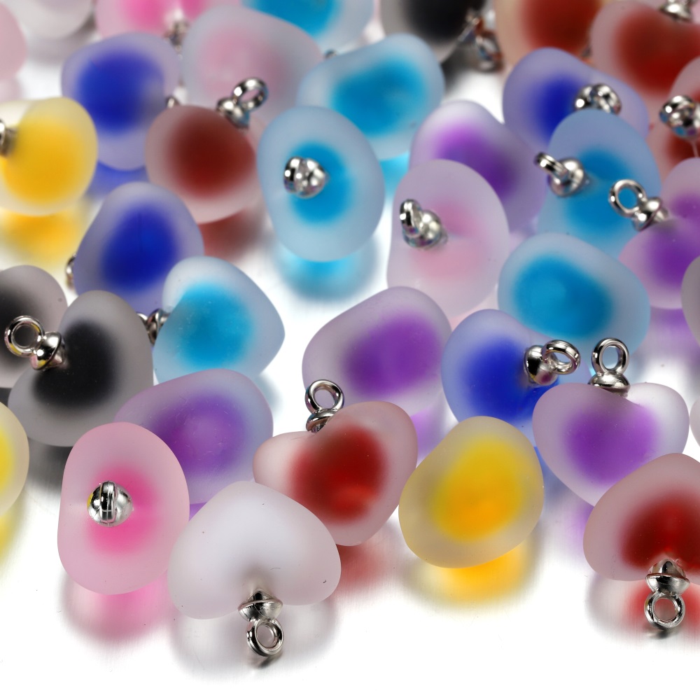 10 teile/los Harz Matt Mehrfar – Resin Art Necklace Bewertung und Preis