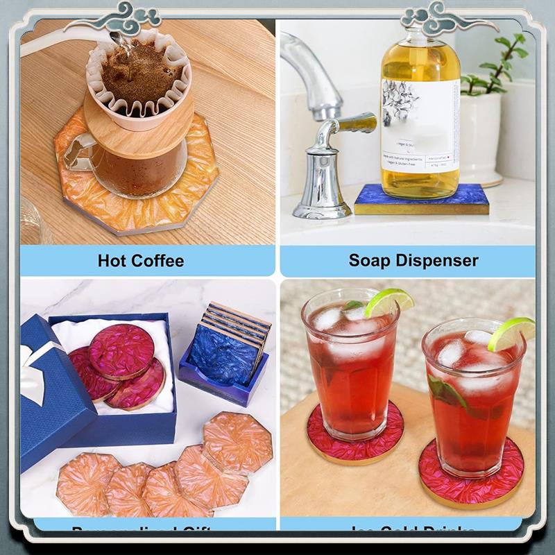 Langlebige 18-teilige Unterset – Coaster Mold Square Bewertung und Preis