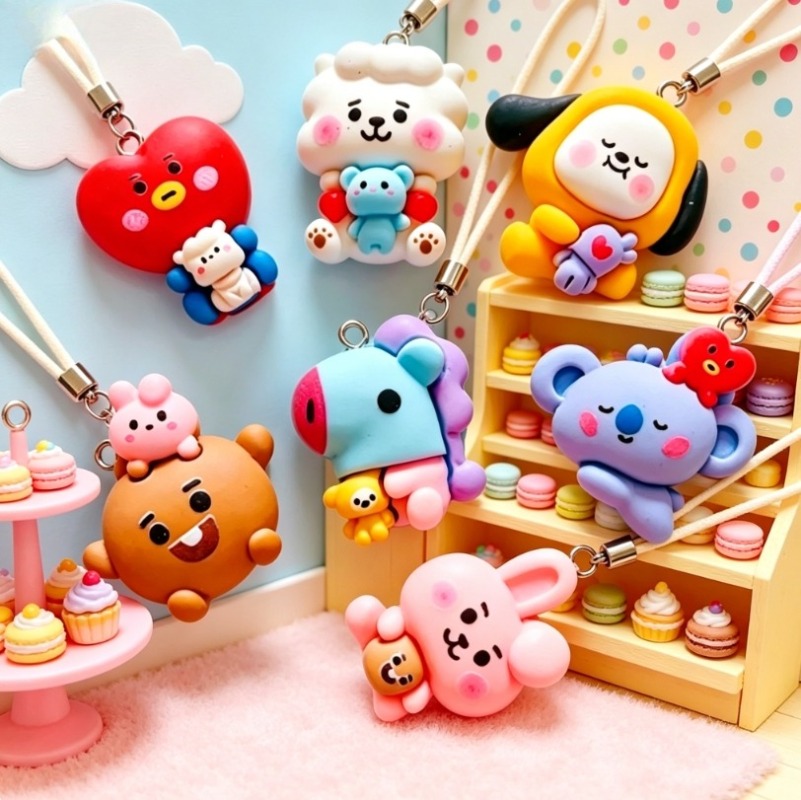 7 Stück BT21 Harz-Cartoon-Anhä – Resin Art Kits For Adults Bewertung und Preis