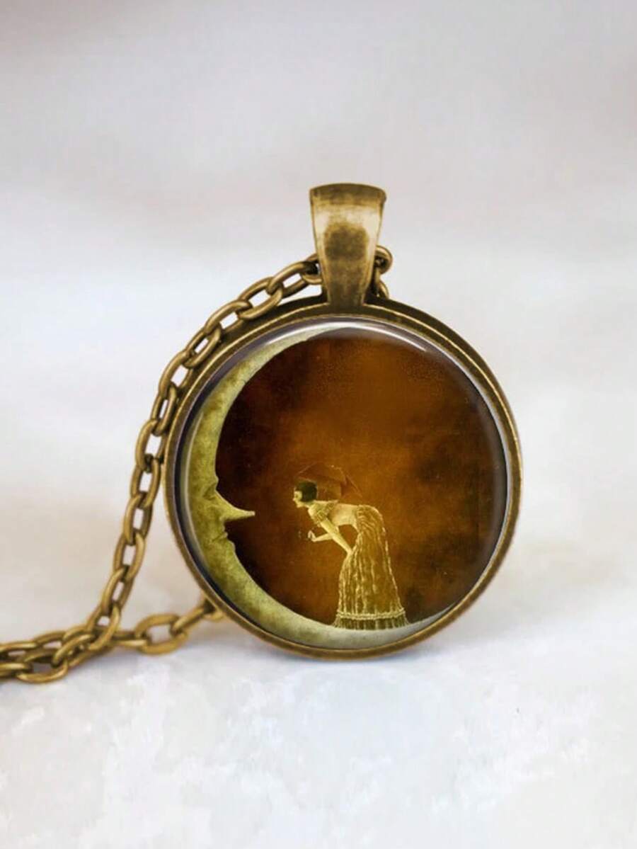 suteyi Frau auf dem Mond, Kuns – Resin Art Necklace Bewertung und Preis