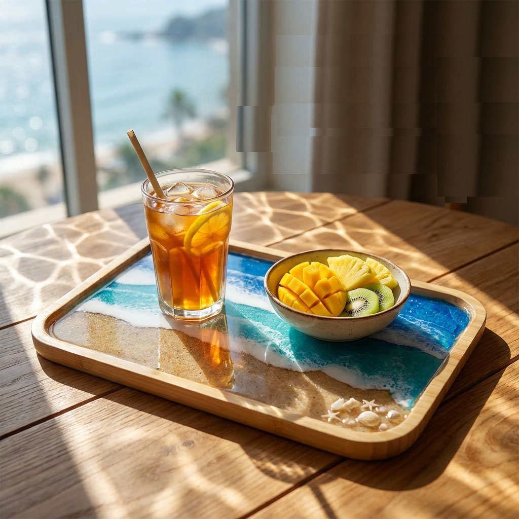 Epoxidharz-Ozean-Kunst-Dekotab – Resin Art Dining Table Bewertung und Preis