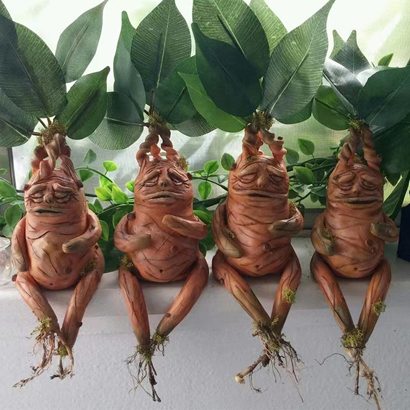 1PCS Mandrake Gras Harz Statue – Resin Art Anniversary Gift Bewertung und Preis