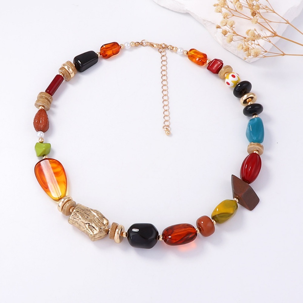 Sommerlicher Ozean-Stil Boho M – Resin Art Necklace Bewertung und Preis