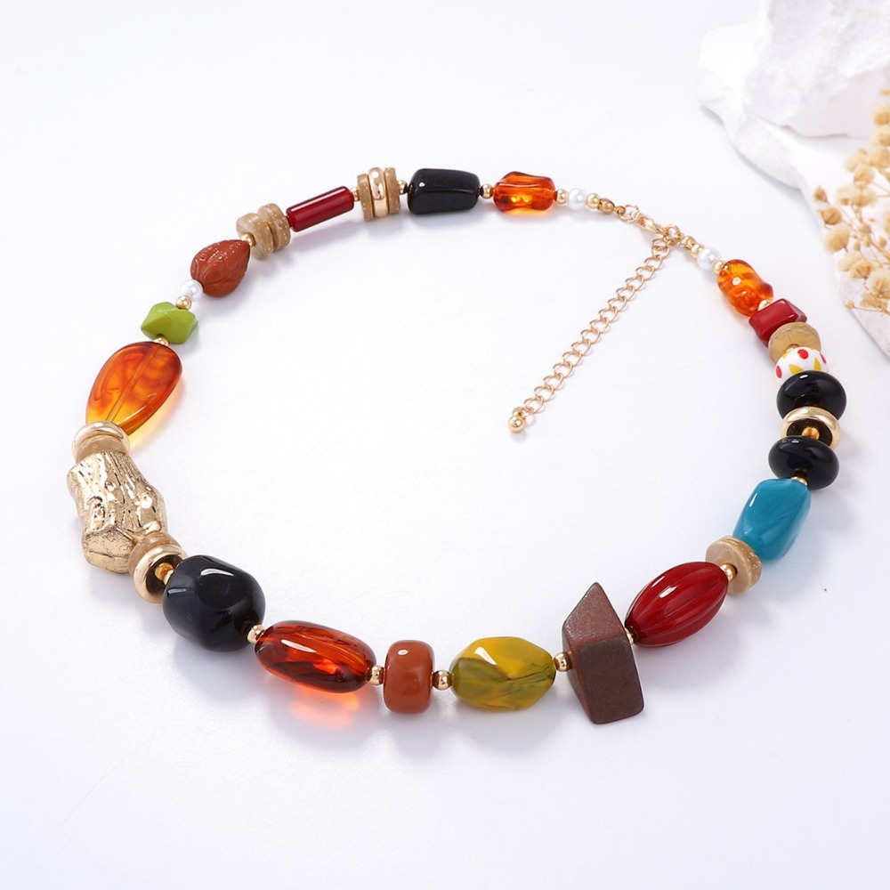 Sommerlicher Ozean-Stil Boho M – Resin Art Necklace Bewertung und Preis