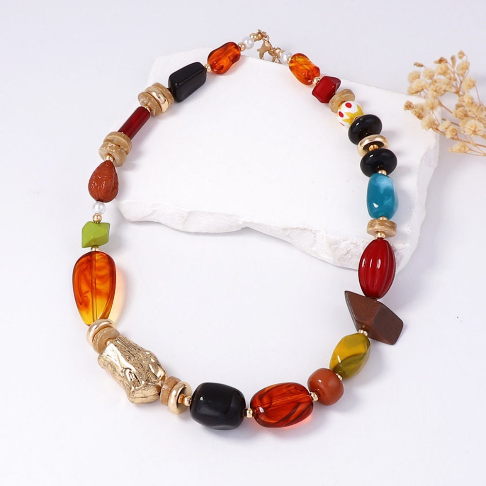 Sommerlicher Ozean-Stil Boho M – Resin Art Necklace Bewertung und Preis