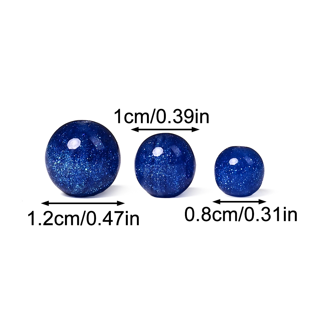 Gemischte Glitzer-Harz-Rundper – Resin Art Necklace Bewertung und Preis