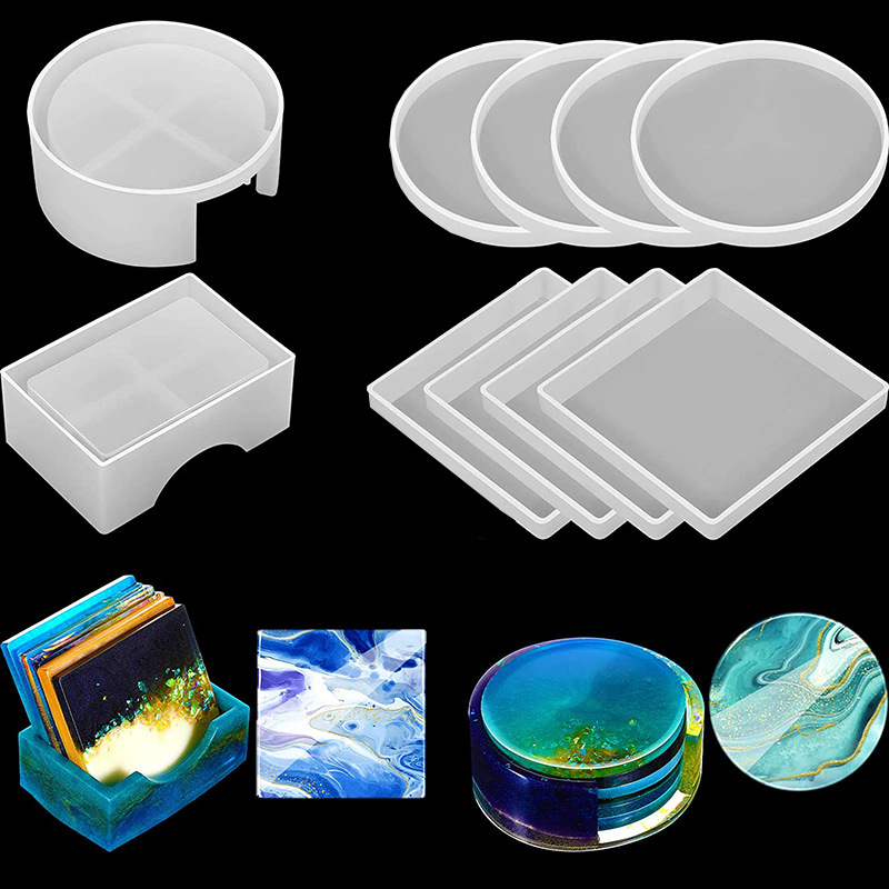 Runde quadratische Untersetzer – Coaster Mold Square Bewertung und Preis