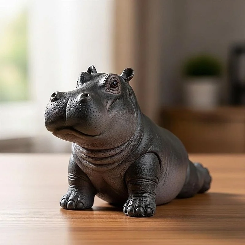 Cartoon abstrakte Nilpferd Har – Resin Art Decoration Items Bewertung und Preis